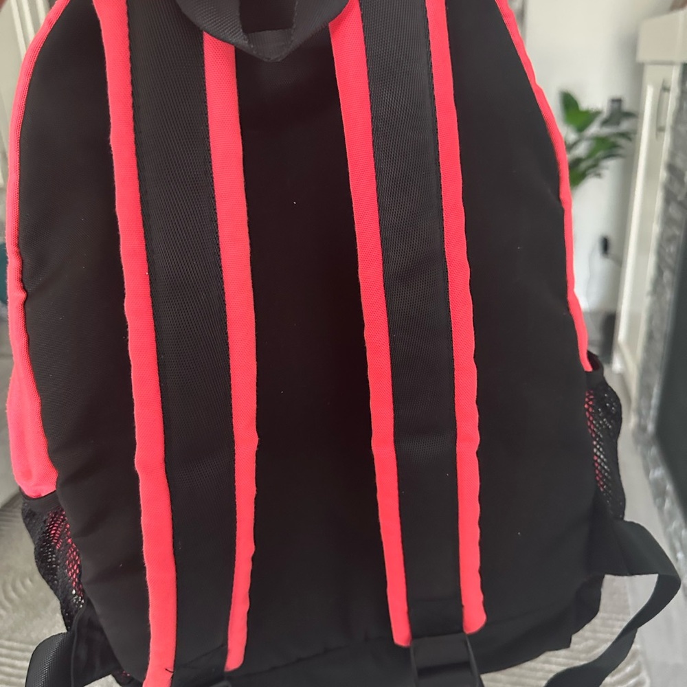 Pink Backpack with Bold Lettering - Picture 3 of 7